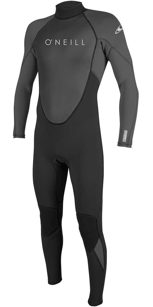 2025 O'Neill Mens Reactor II 3/2mm Back Zip Wetsuit 5040 - Black